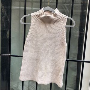 Madewell Turtleneck Sleeveless Sweater